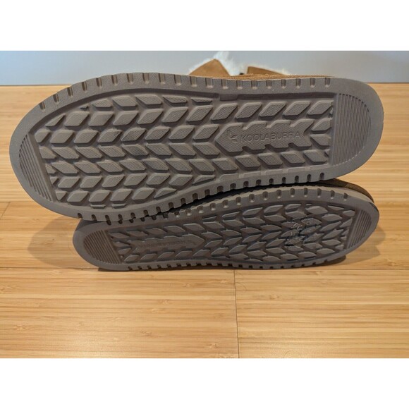 Koolaburra Ugg Aribel Short Shearling Suede Winter Boots Brown Women's 10 - Picture 8 of 13